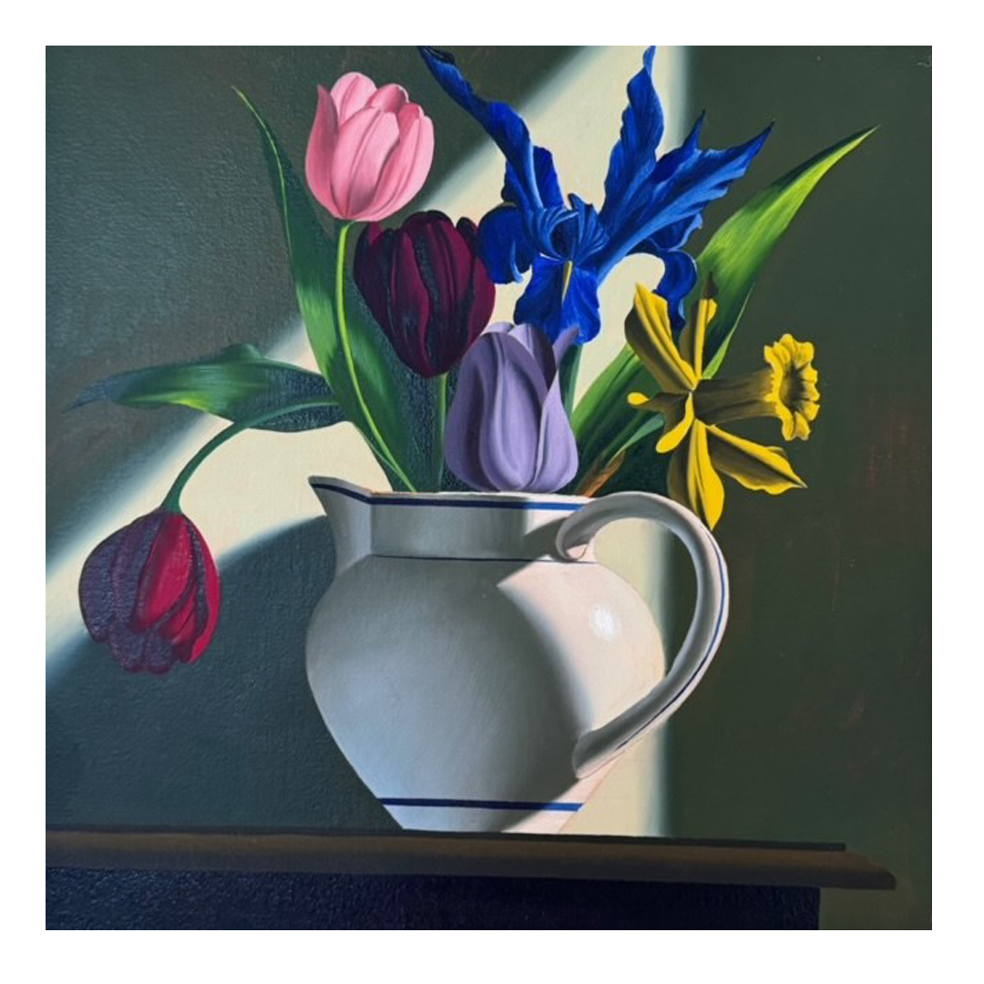 Mixed Bouquet in Pitcher by Bruce Cohen